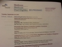 AHIP Medicare, Medicaid, Duals DC 2013