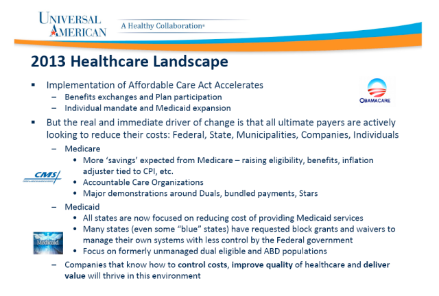 Universal American Healthcare Landscape